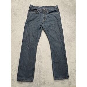 Bullhead Slim Gravels Jeans Mens‎ Blue Measured 32x28 Denim Cotton Straight
